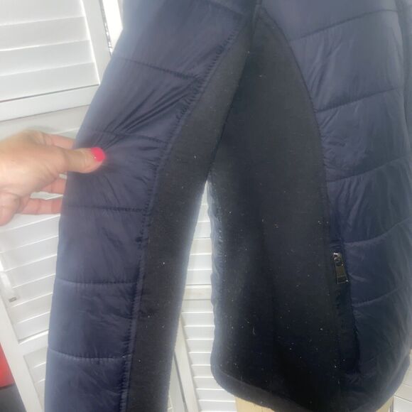 Bebe Sport Women’s Black Puffer Jacket Coat Jacket Large - Picture 6 of 10